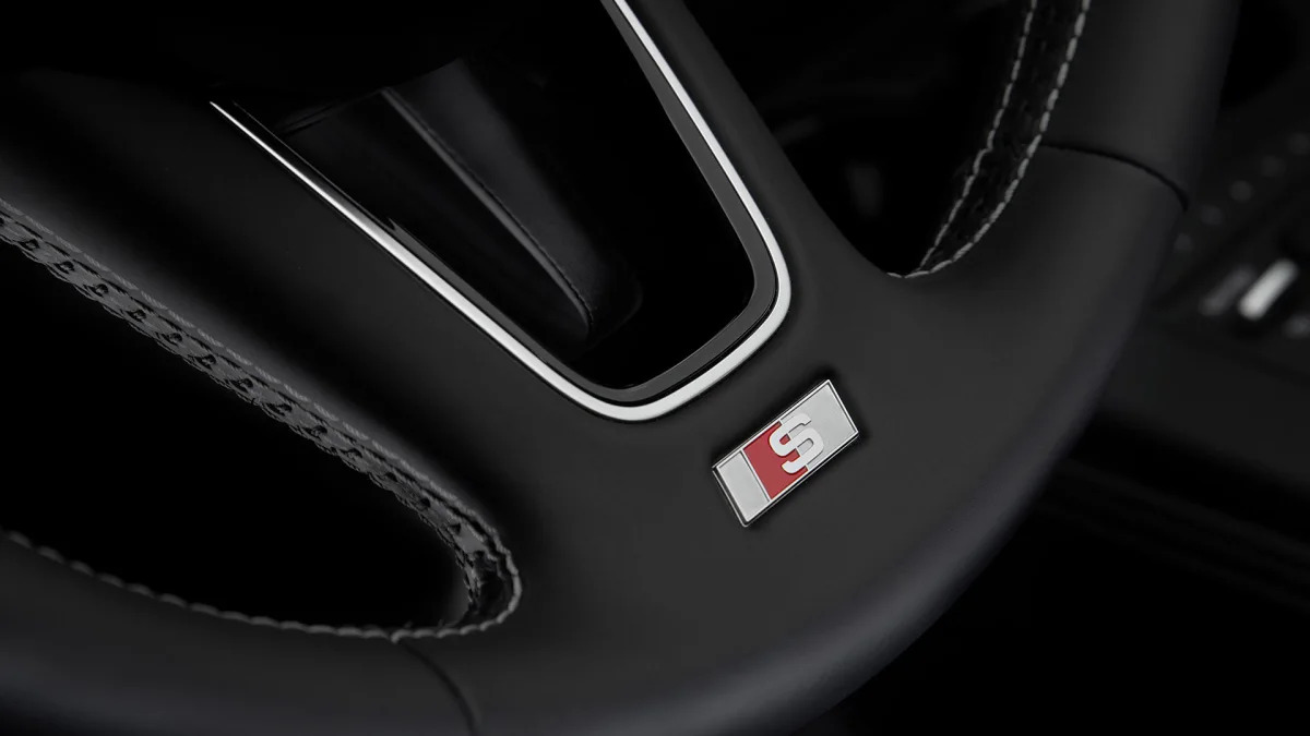 2017 Audi S4 steering wheel