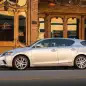 The 2016 Lexus CT 200h, side view.