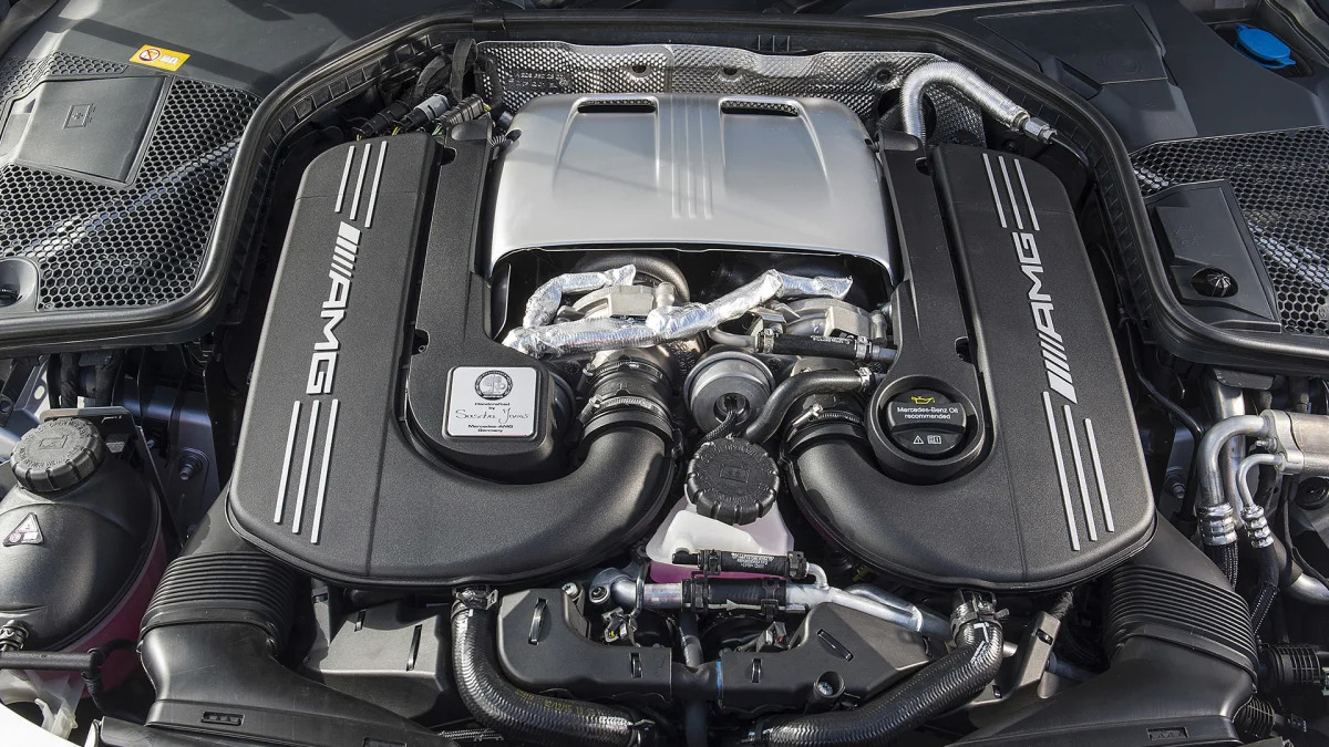 2017 Mercedes-AMG C63 Coupe engine