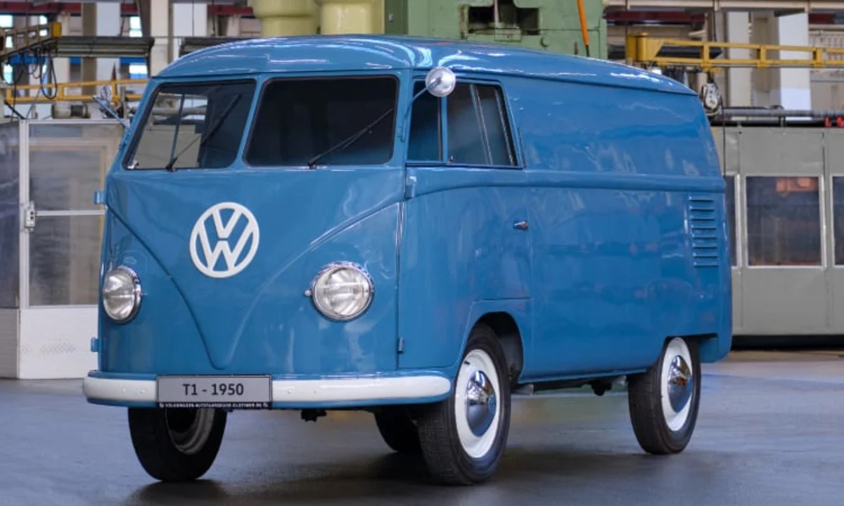 Oldest-known Volkswagen Bus is a Dove Blue 1950 panel - Autoblog