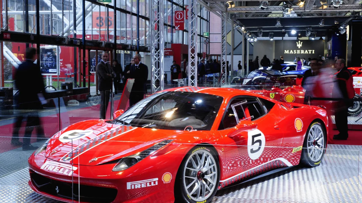 Ferrari 458 Challenge makes its world debut at the Bologna Motor Show