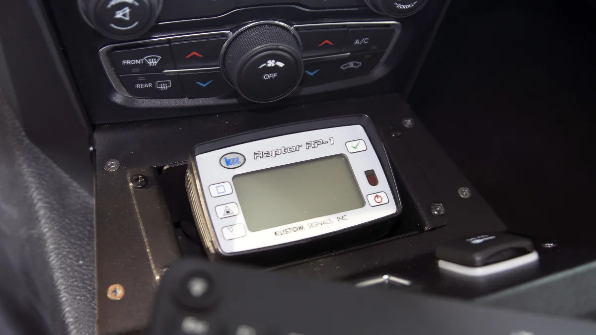 radio dodge charger pursuit controls police car