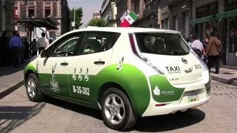 Nissan Leaf taxi project in Mexico City