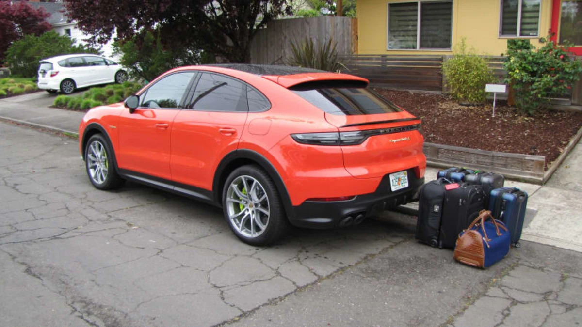 Porsche Cayenne Coupe Luggage Test | How much cargo space?