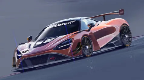 <h6><u>McLaren 720S GT3 race car shown off in renderings</u></h6>