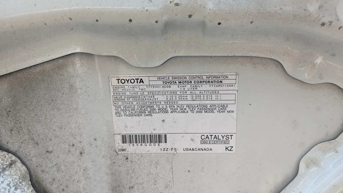 21 - 2000 Toyota Celica GT in Colorado junkyard - photo by Murilee Martin