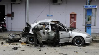 Thailand Car Bomb Aftermath