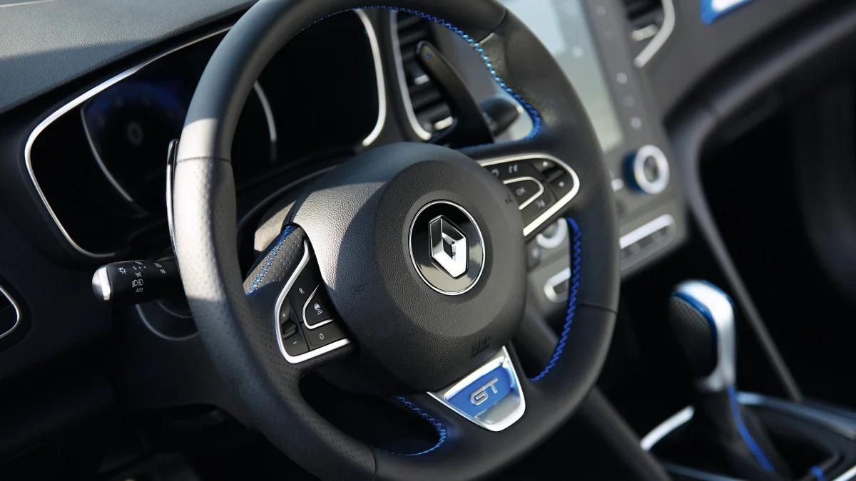 2016 Renault Megane GT steering wheel