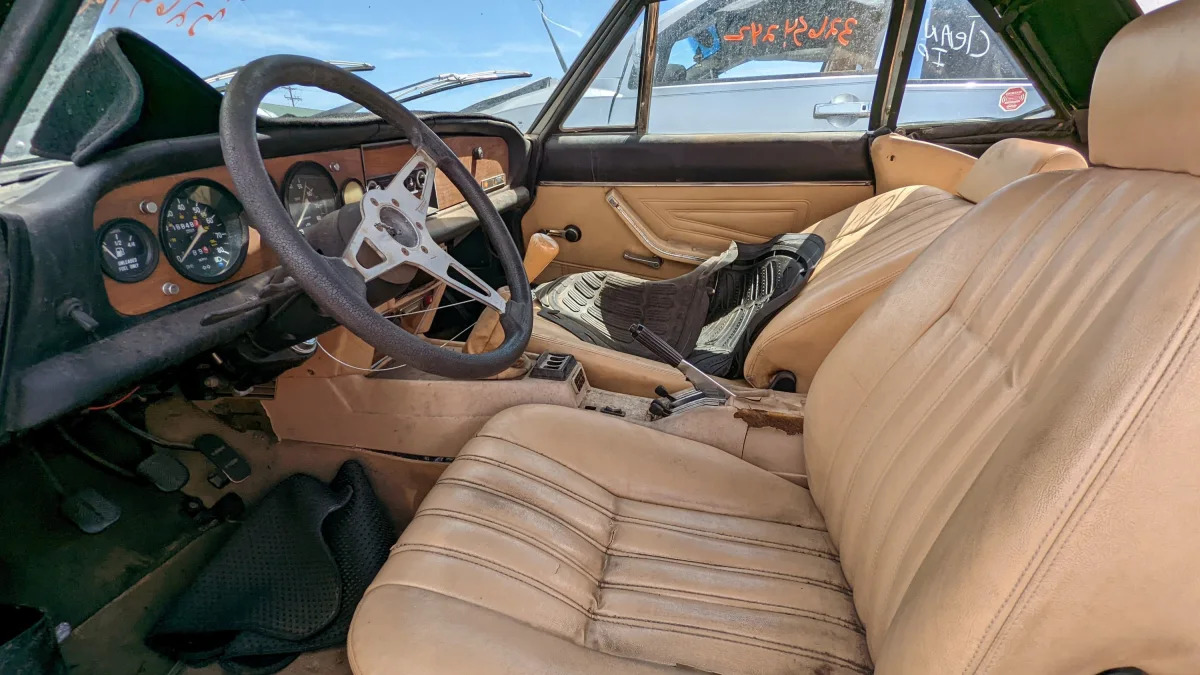 04 - 1981 Fiat 124 Spider in Colorado junkyard - Photo by Murilee Martin
