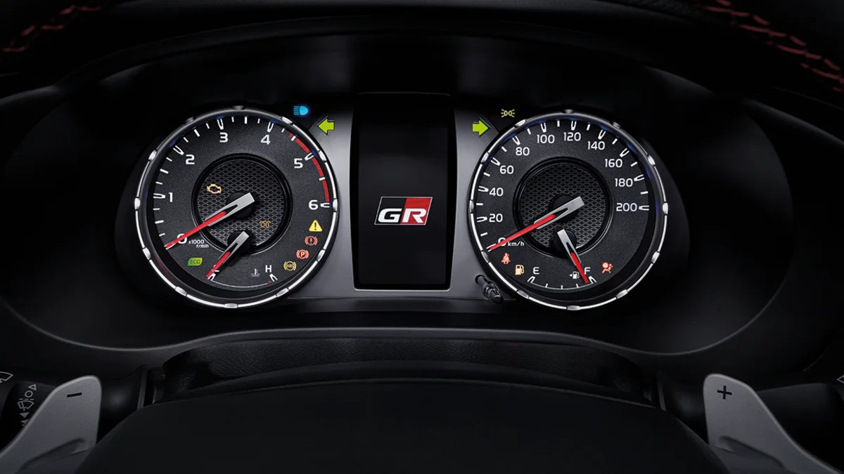Toyota Hilux Revo GR Sport gauges