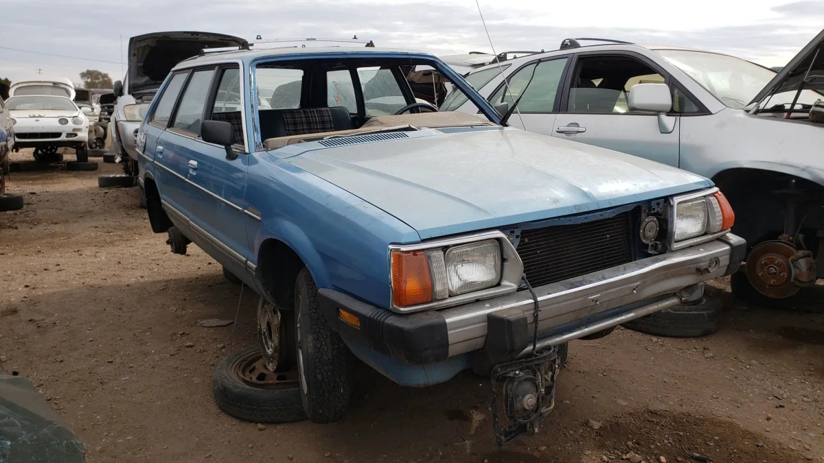 30 - 1981 Subaru Wagon in Colorado junkyard - Photo by Murilee Martin