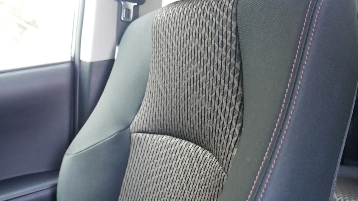 2021 Toyota 4Runner Trail Edition interior upholstery