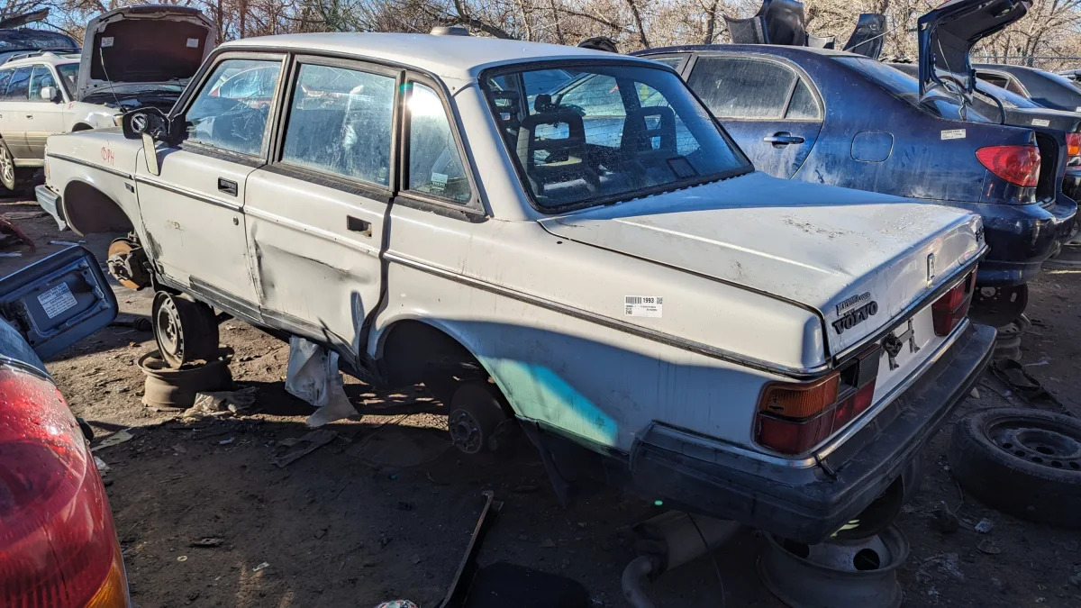 49 - 1993 Volvo 244 in Colorado wrecking yard - photo by Murilee Martin