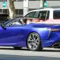 Lexus LC Convertible on photo shoot