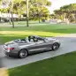 mercedes trees s-class cabrio top down action moving
