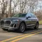 2021 Audi Q5 55 TFSI e action in shadow