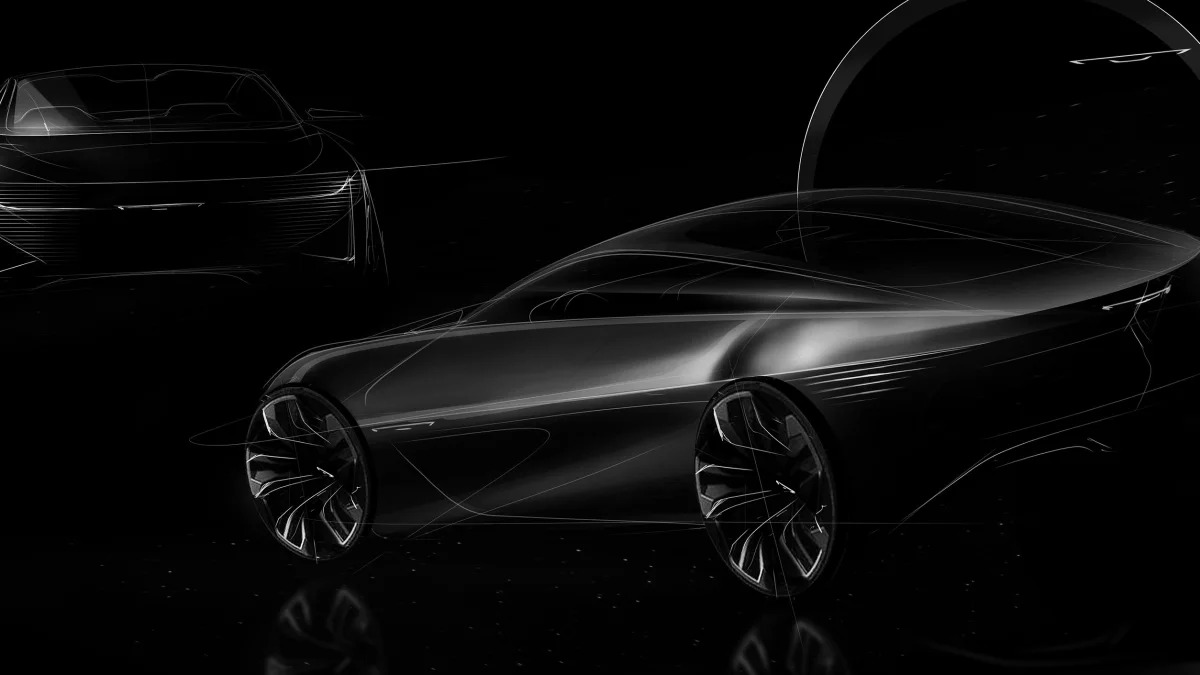 Chrysler Halcyon Concept design sketch.