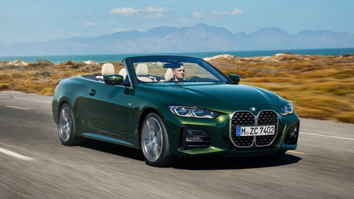 2021 BMW 4 Series convertible debuts with canvas top, giant grille