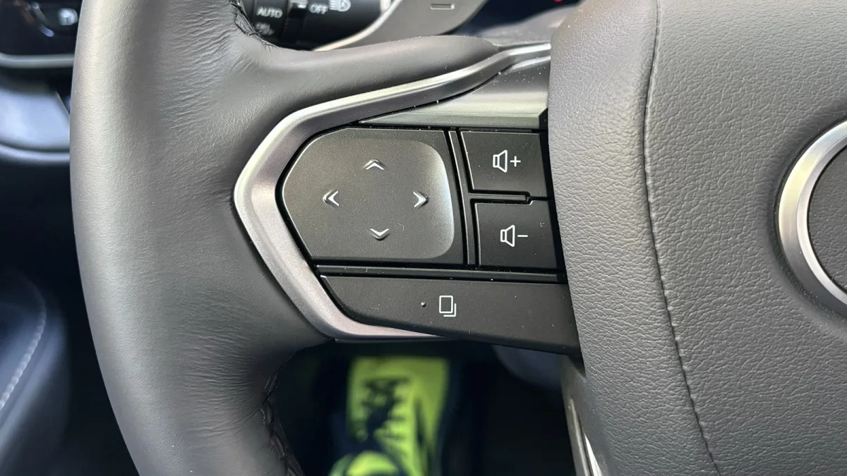 2024 Lexus TX 550h+ dopey unmarked buttons left