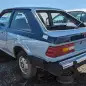 46 - 1987 Ford Escort in Colorado junkyard - photo by Murilee Martin