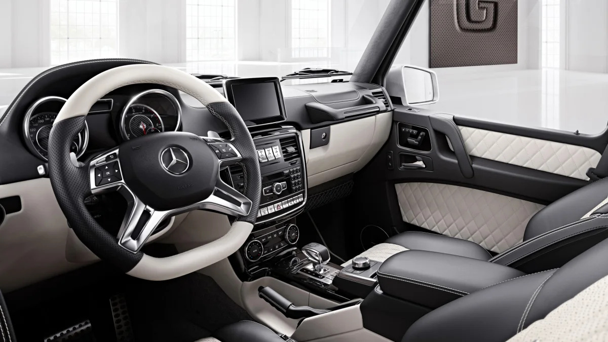 Mercedes-Benz G-Glass exterior with Designer Manufaktur options, interior in silk beige.
