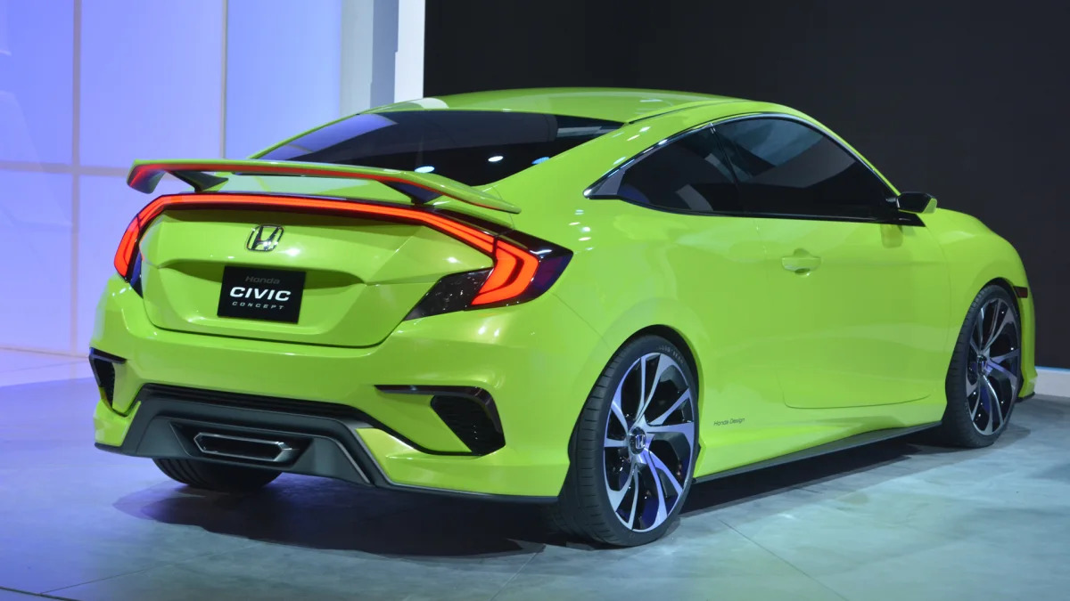 civic concept coupe honda taillights rear