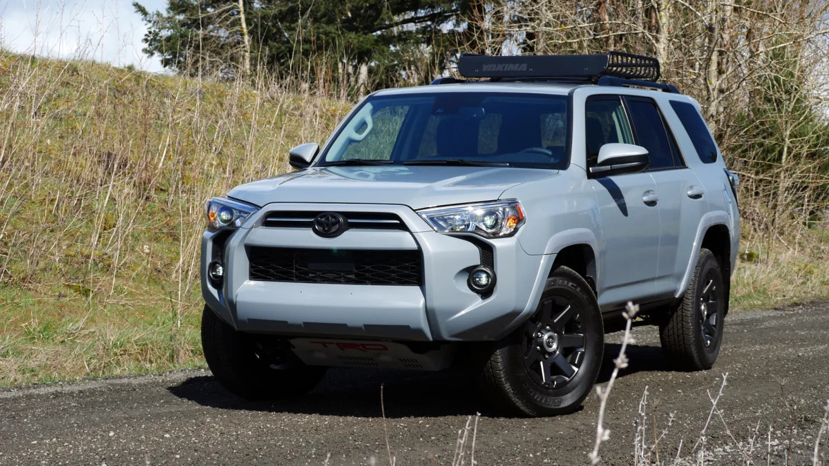 2021 Toyota 4Runner Trail Edition on dirt road