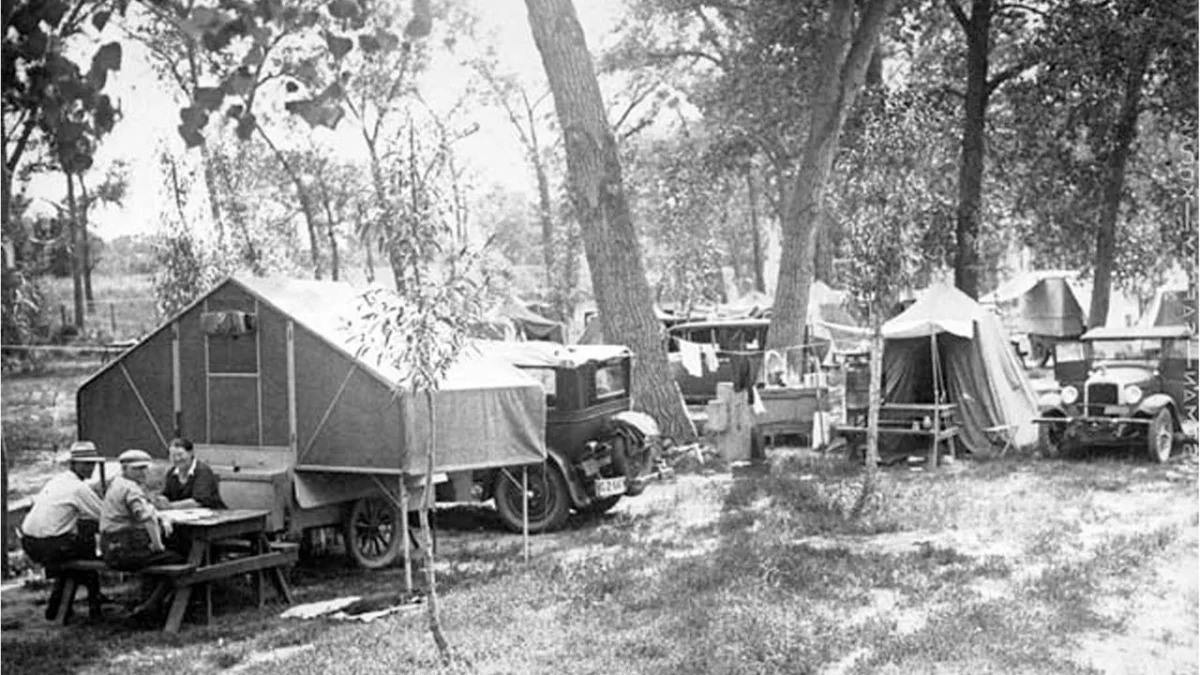 Overland Park Trailer Camp, circa 1925