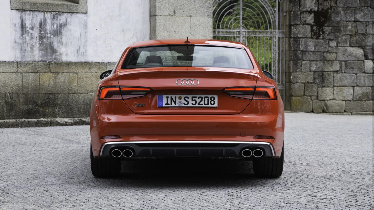 2017 Audi S5 rear
