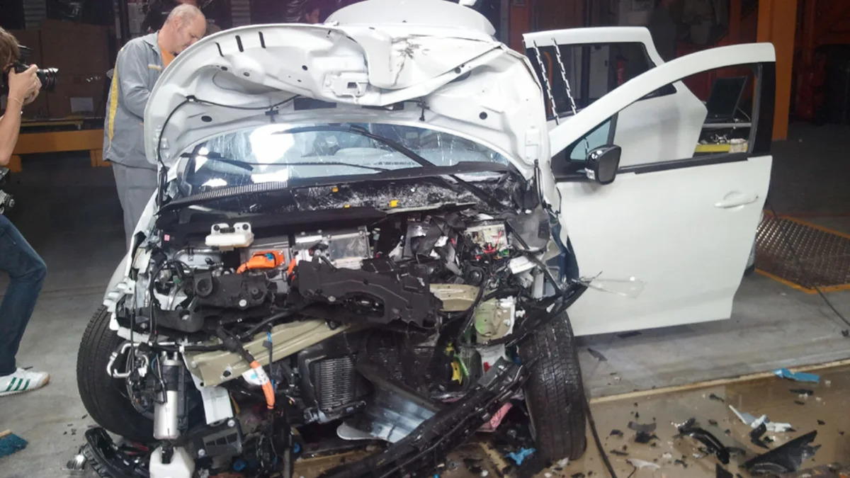 Renault Zoe crash test