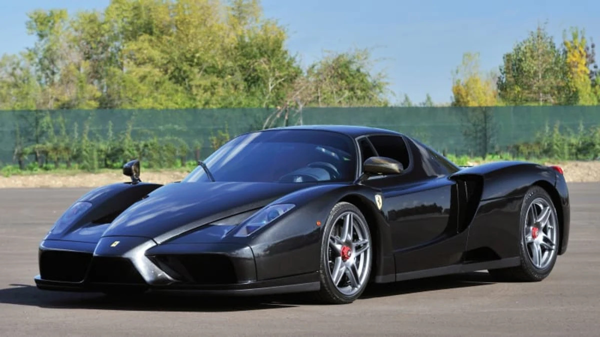 Ferrari Enzo split in half in crash could sell for millions