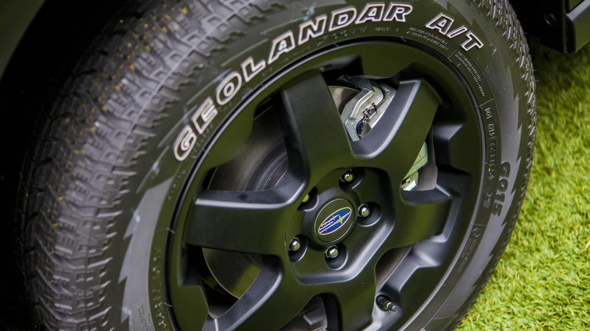 2021 Subaru Outback Wilderness wheel clean