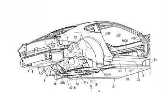 Mazda sports coupe patent illustrations