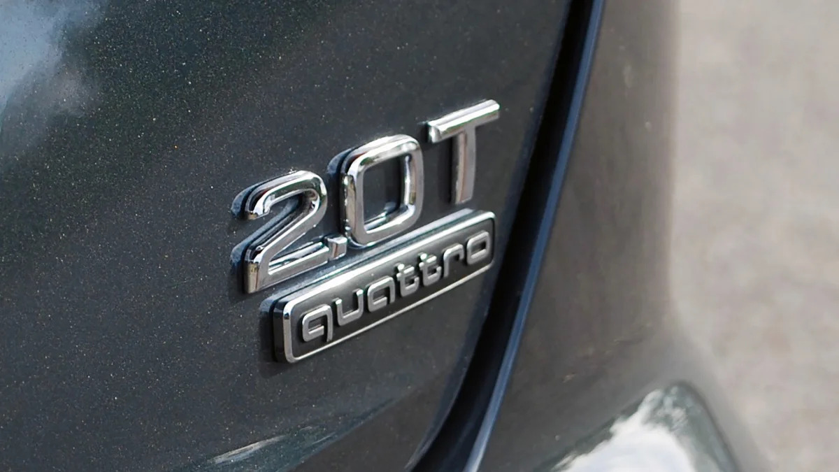 2017 Audi A4 badge