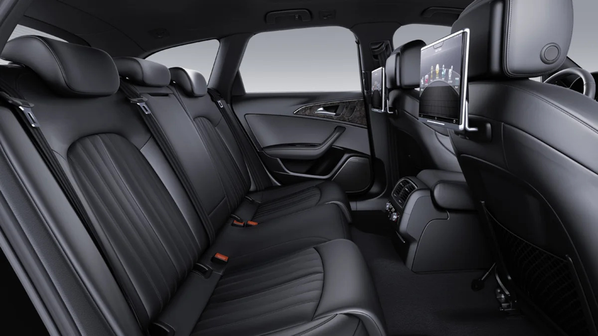2017 Audi A6 Avant interior rear