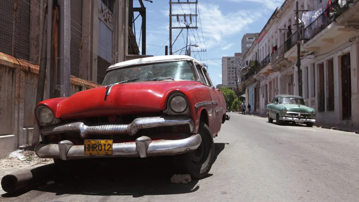 carros de cuba street scene