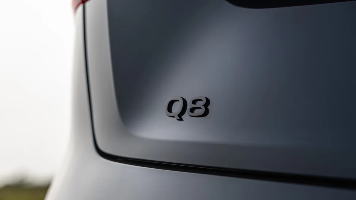 2024 Audi Q8 E-Tron all Q8 badges now black