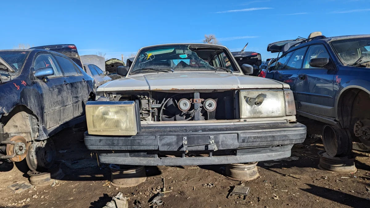 29 - 1993 Volvo 244 in Colorado wrecking yard - photo by Murilee Martin