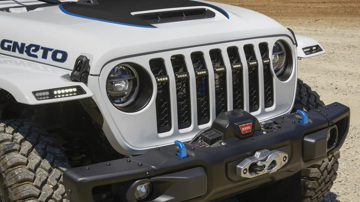 The Jeep® Magneto BEV concept comes equipped with a JPP 2-inch