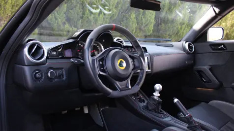 <h6><u>2020 Lotus Evora GT interior</u></h6>