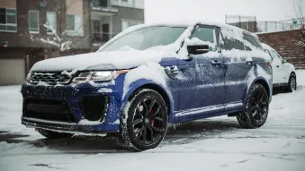 Land Rover Range Rover Sport SVR in the Snow