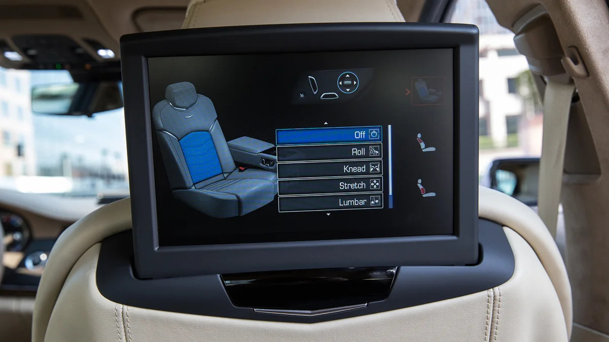 2016 Cadillac CT6 rear seat monitors