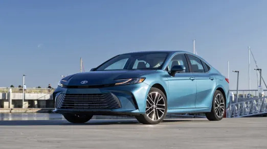 2025 Toyota Camry XLE front three quarter