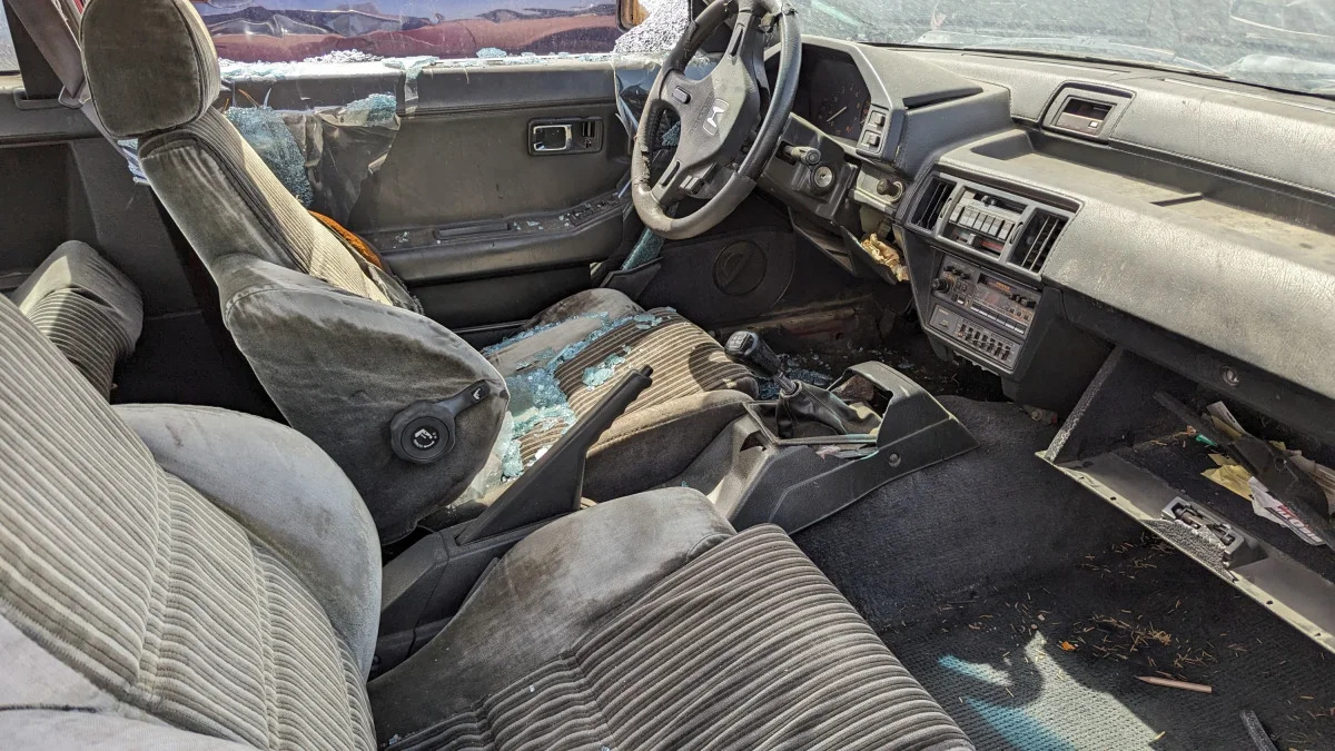 27 - 1987 Honda Prelude in Arizona junkyard - photo by Murilee Martin