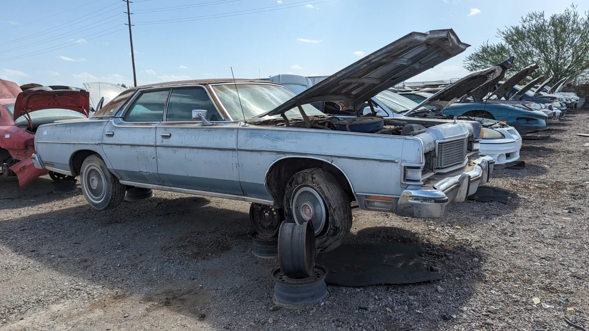 56 - 1973 Mercury Marquis in Arizona junkyard - photo by Murilee Martin