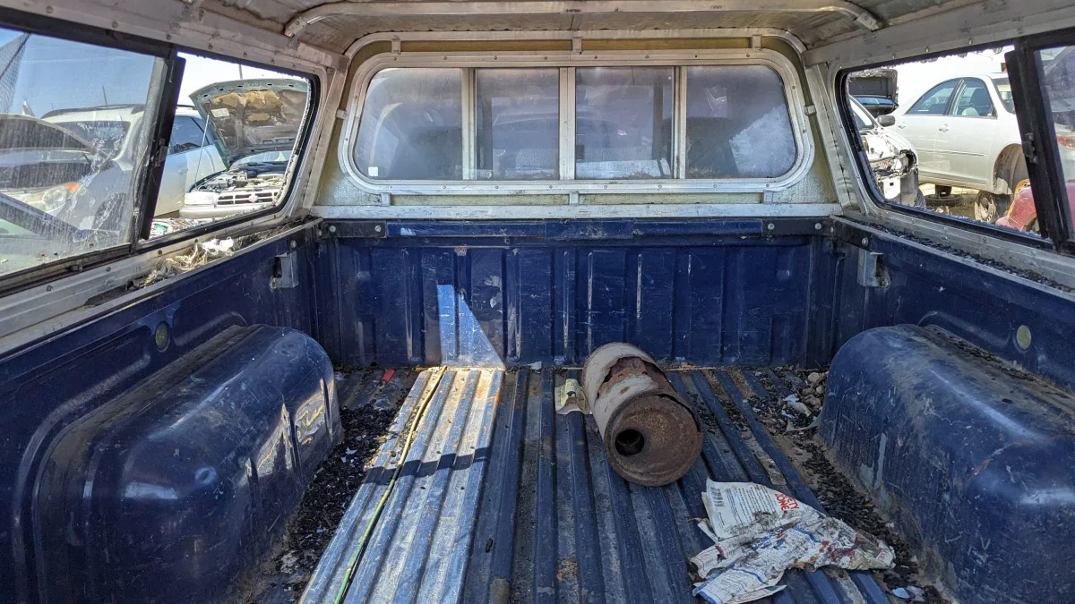55 - 1986 Nissan Hardbody Pickup in Wyoming junkyard - photo by Murilee Martin