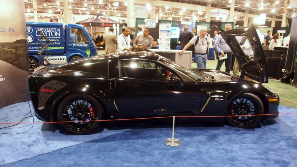 Battery Show 2015: Genovation GXE All-Electric Corvette