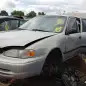 18 - 2002 Chevrolet Prizm in Colorado wrecking yard - photo by Murilee Martin