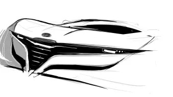 Alfa Romeo concept sketch by Stile Bertone