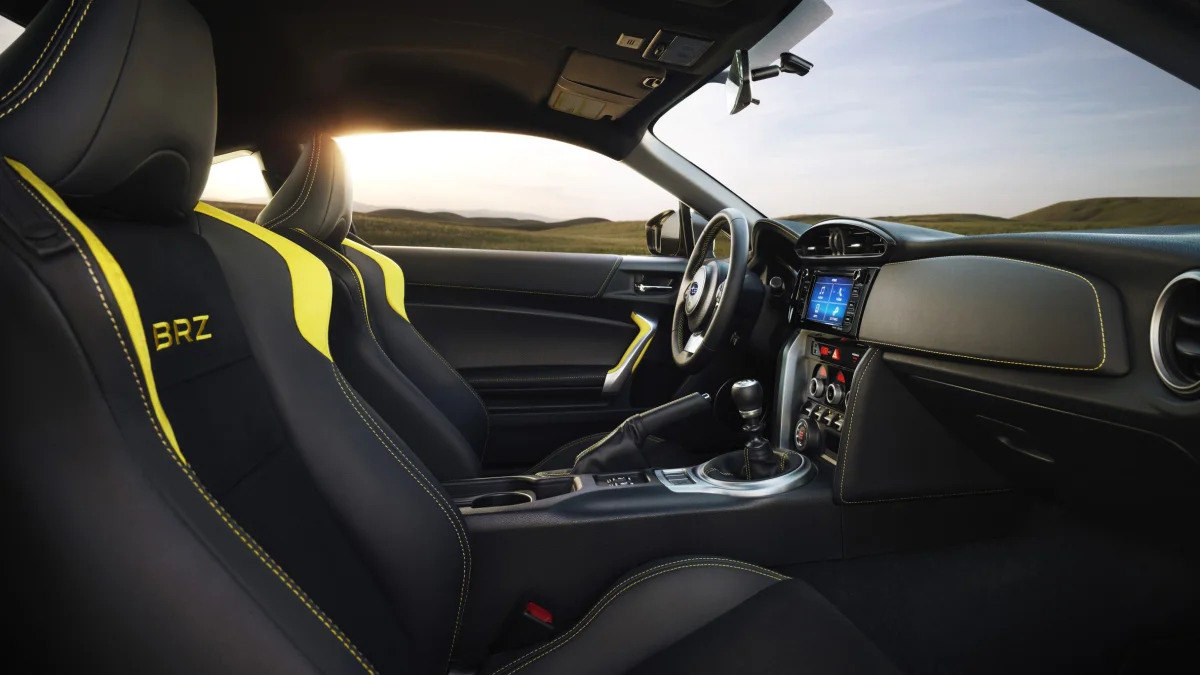 2017 Subaru BRZ Series.Yellow interior